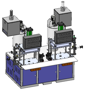 Horizontal one chamber multimode automatic wax ejector