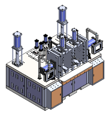 Wax free cylinder double station mould hydraulic wax ejector